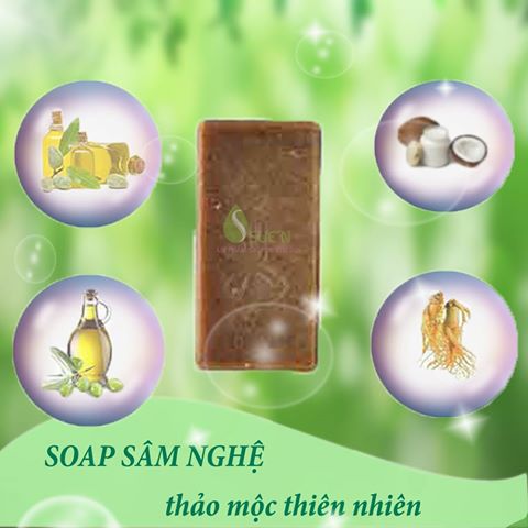 Soap nhân sâm hạt sen -  Ginseng lotus seeds soap