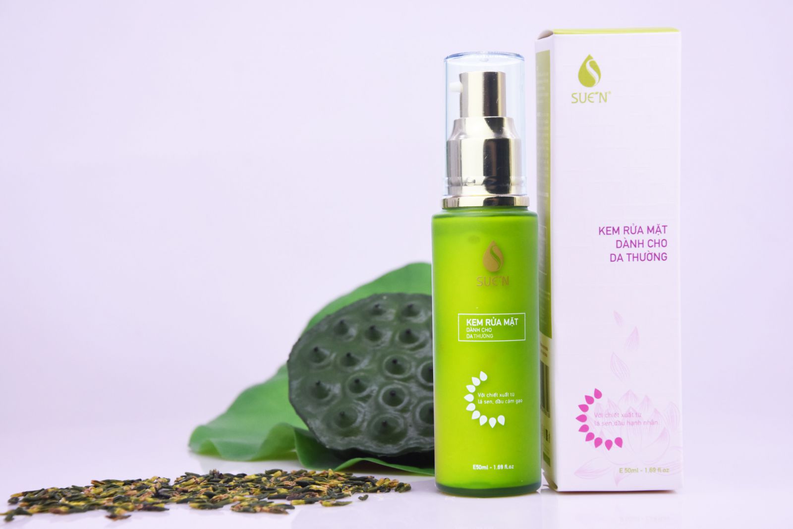 Kem rửa mặt dành cho da thường - Facial cleansing cream using for normal skin