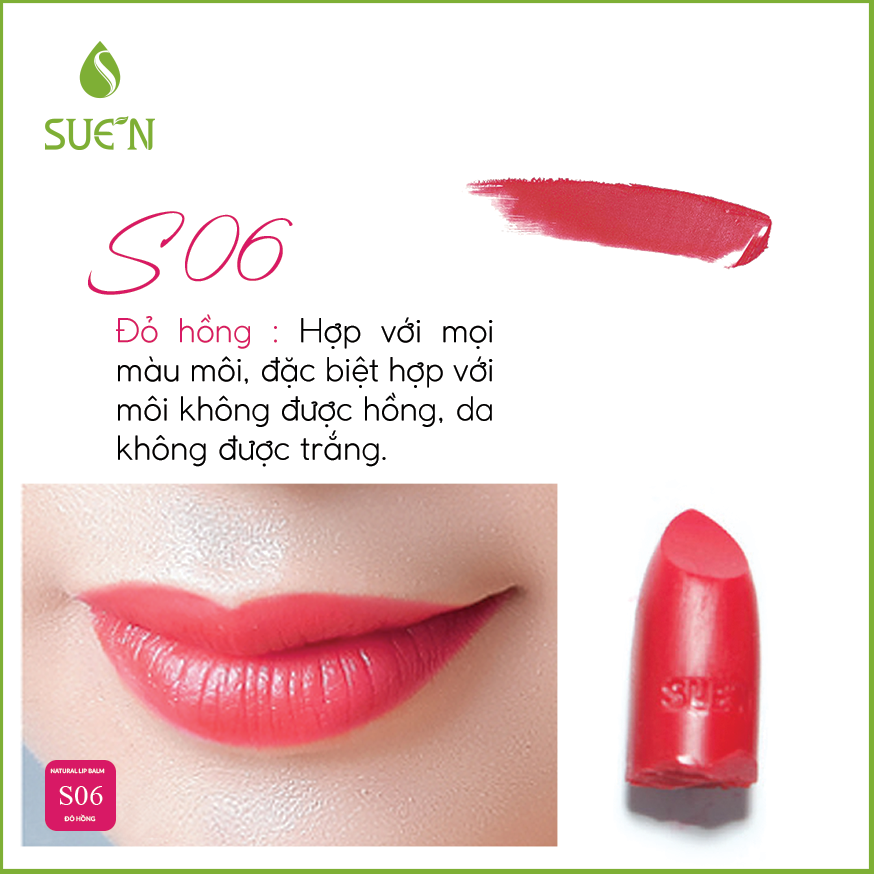 Son trang điểm S06 - Đỏ hồng