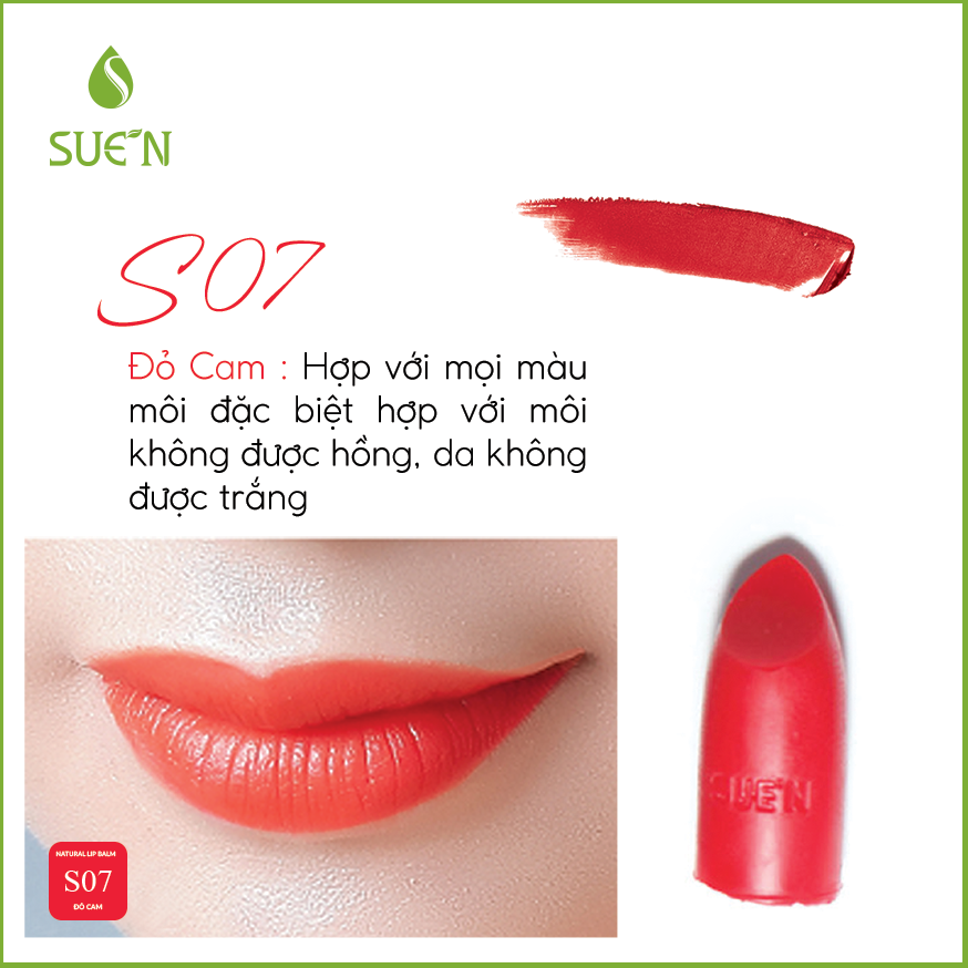 Son trang điểm S07 - Đỏ cam