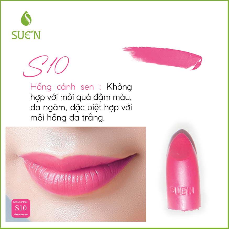 Son trang điểm S10 - Hồng cánh sen