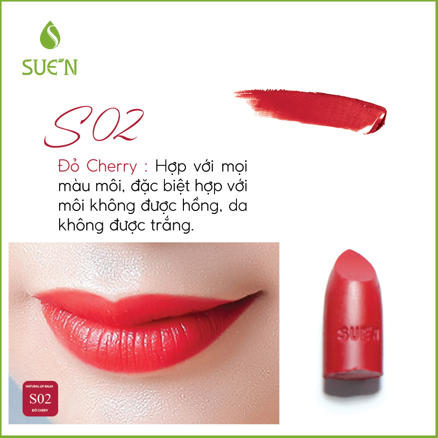 Son trang điểm S02 - Đỏ Cherry